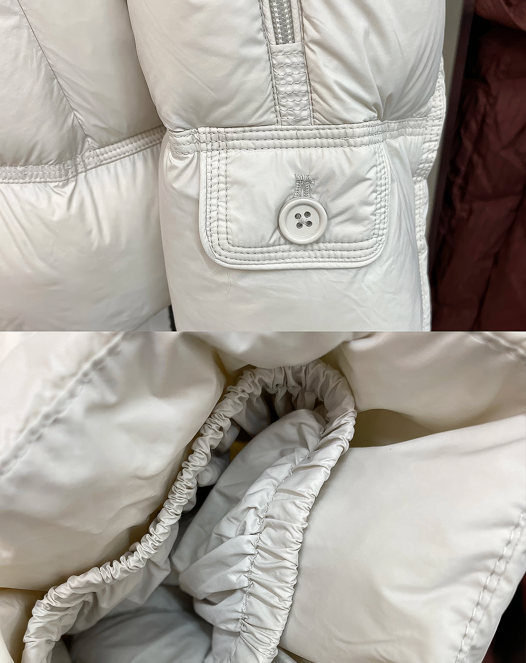 ♀Zip Detail Puffer Jacket