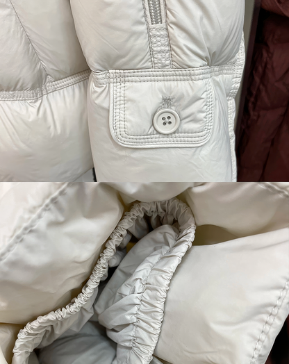 ♀Zip Detail Puffer Jacket