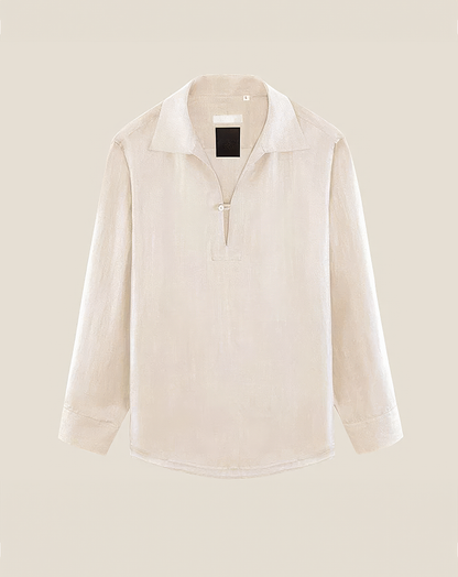 ♂Relaxed Linen Vareuse Shirt