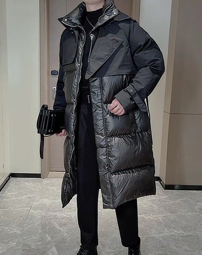 ♂Long Trench Puffer Coat