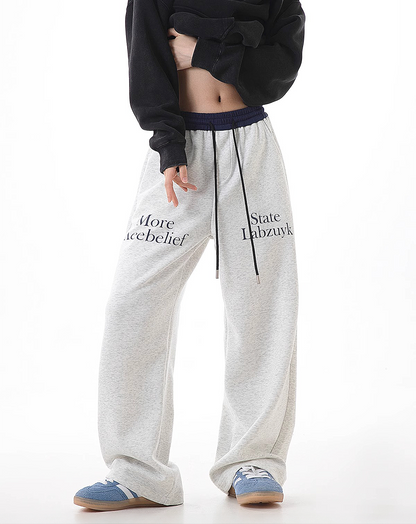 ♀Front Logo Sweatpants