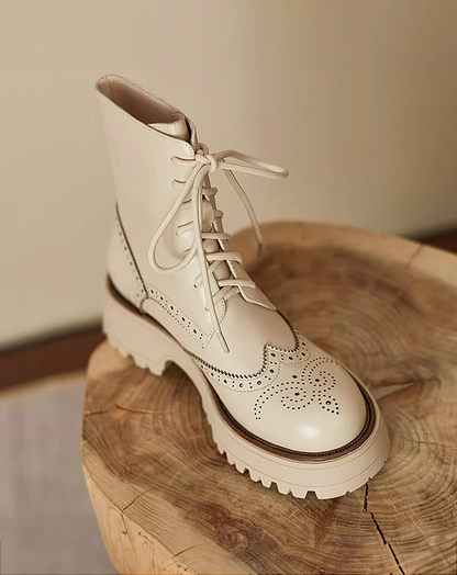 ♀本革／Classic Brogue Boots