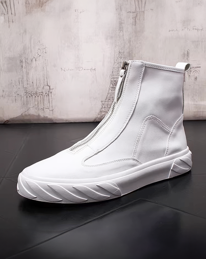 ♂♀Futuristic Front Zip Sneakers