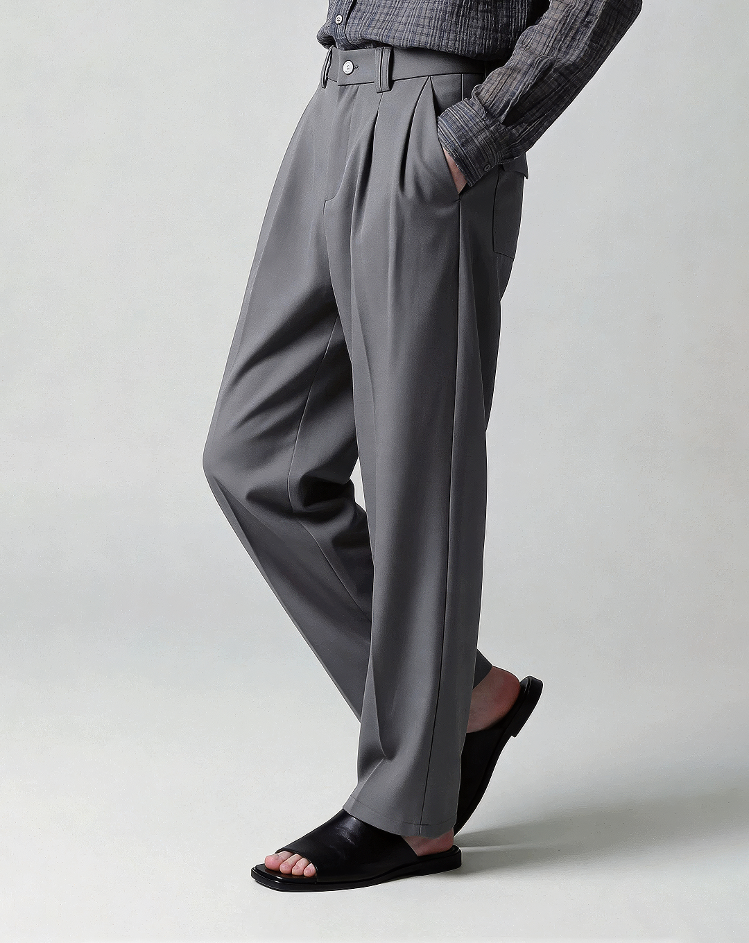 ♂♀Straight Wide Leg Trousers