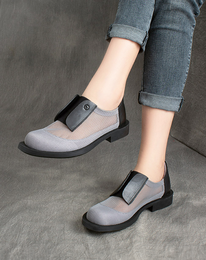 ♀Mesh Sheer Flat Shoes