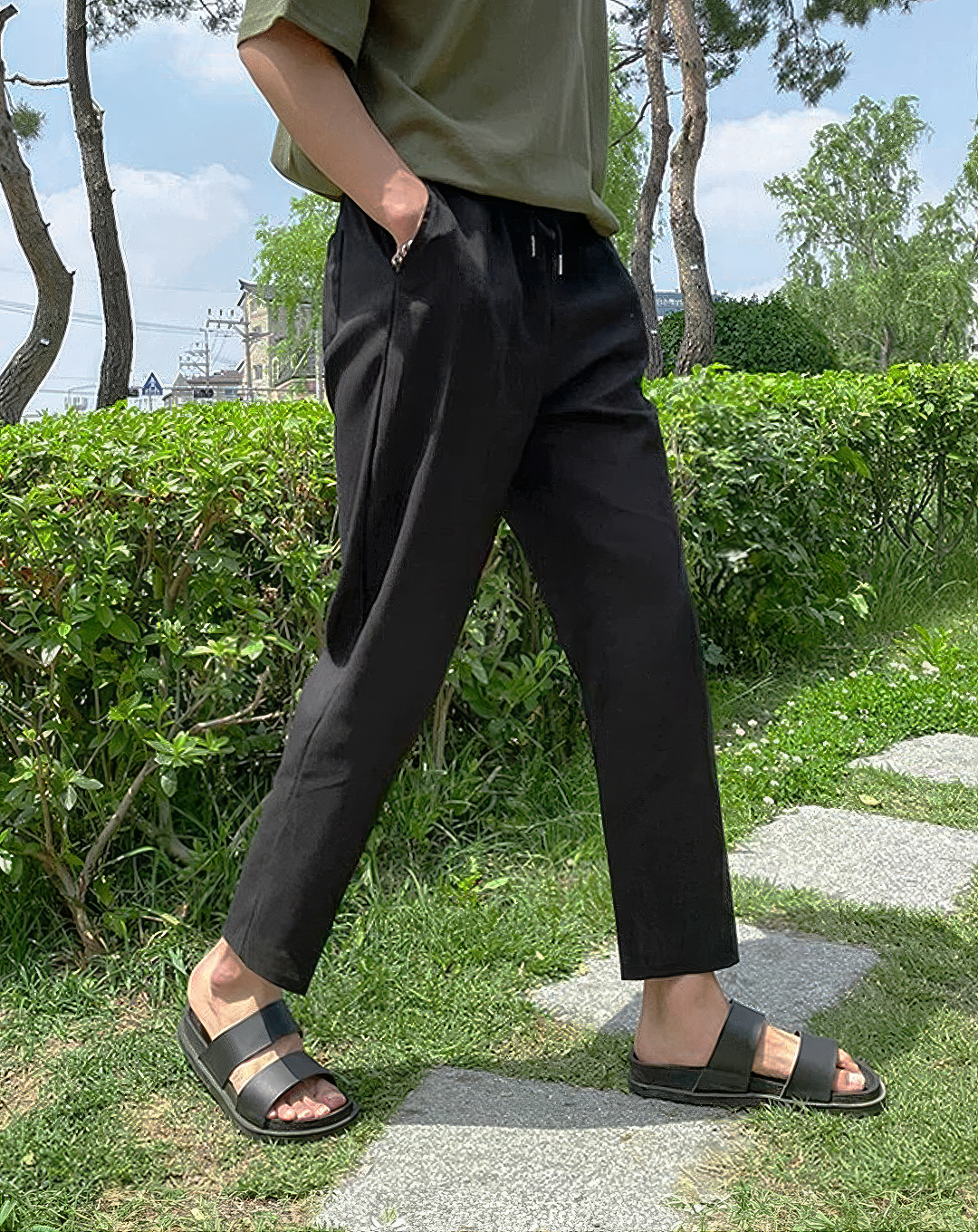 ♂Easy Summer Ankle Pants