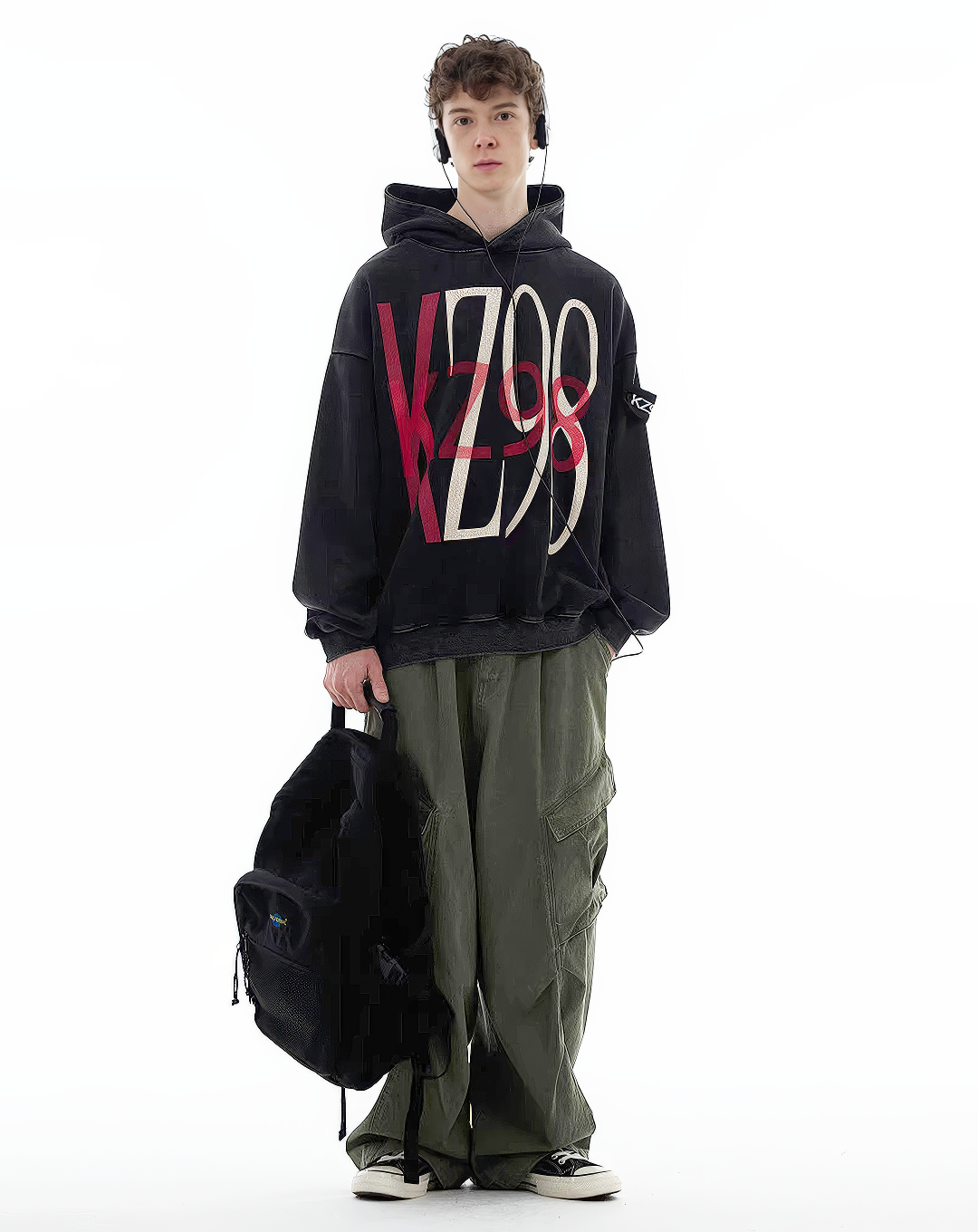 ♂Wash Graphic Hoodie