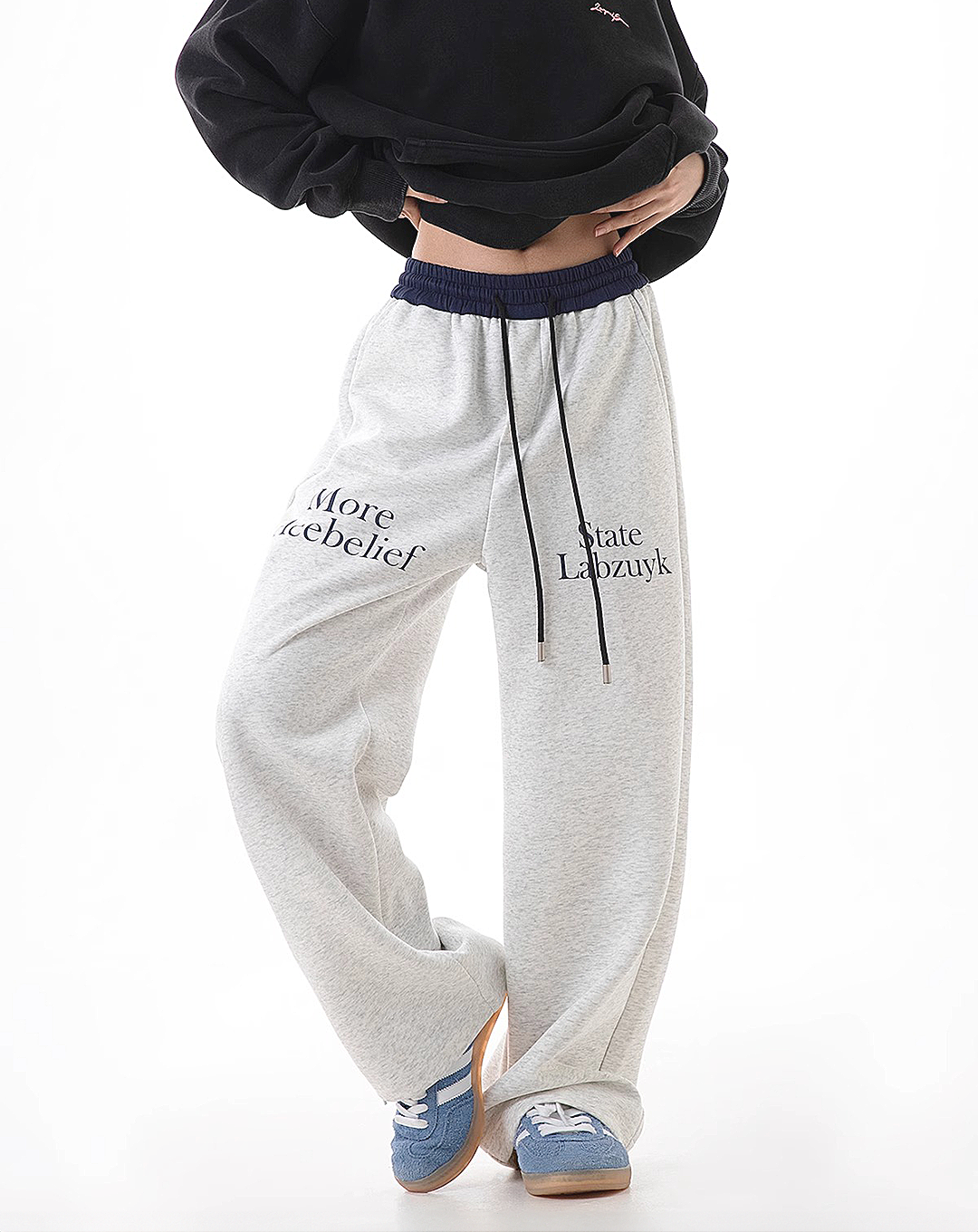 ♀Front Logo Sweatpants