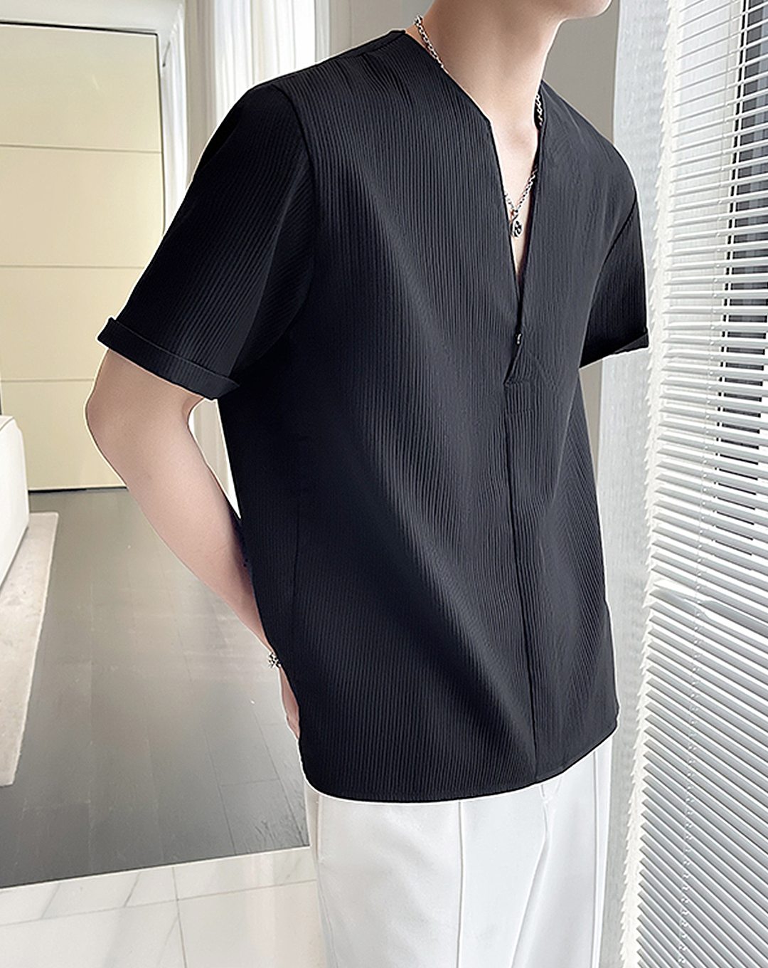 ♂V-Neck Fresh Shirt