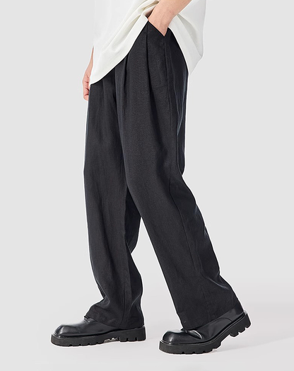 ♂Plain Straight Pants