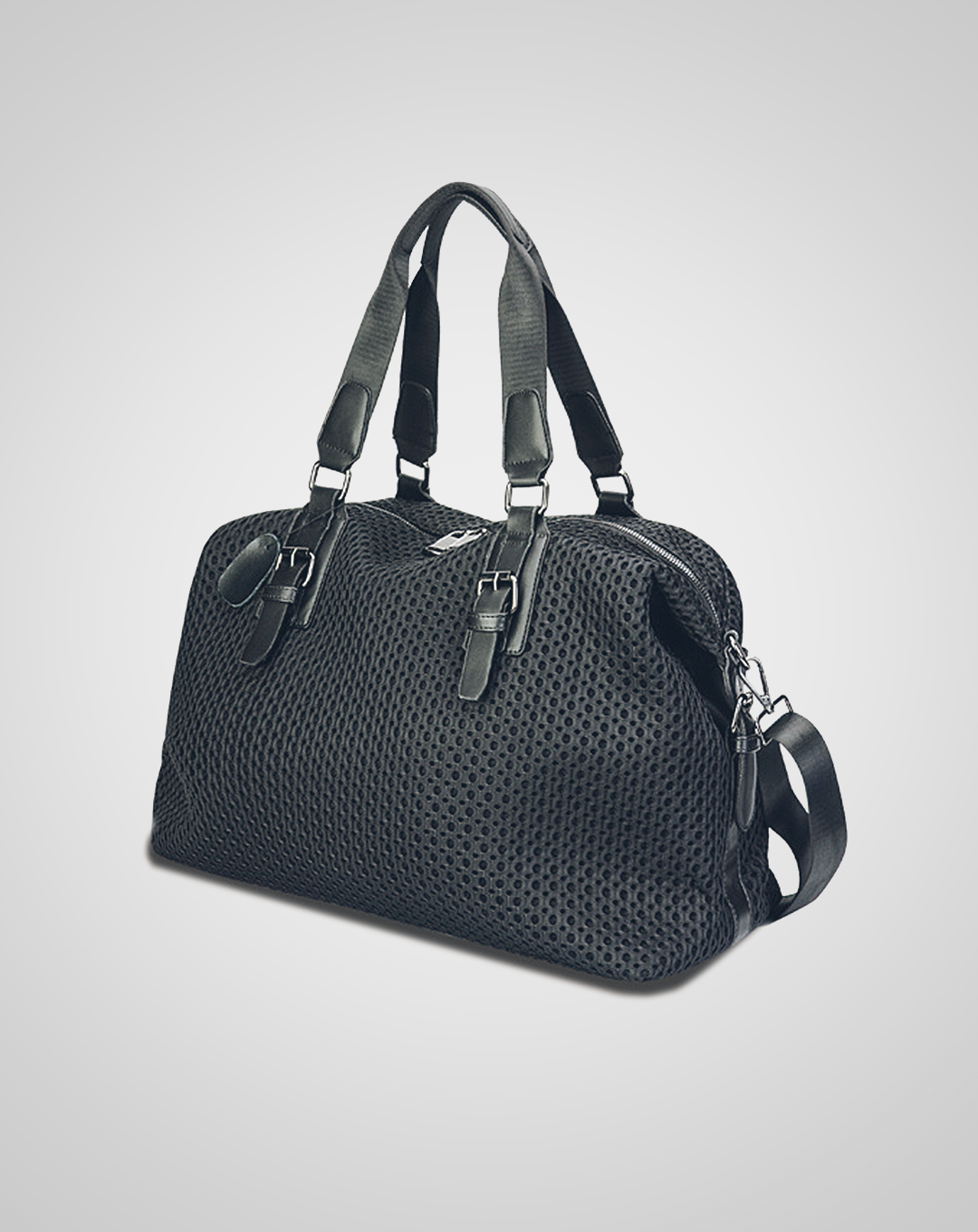 Mesh Design Boston Bag