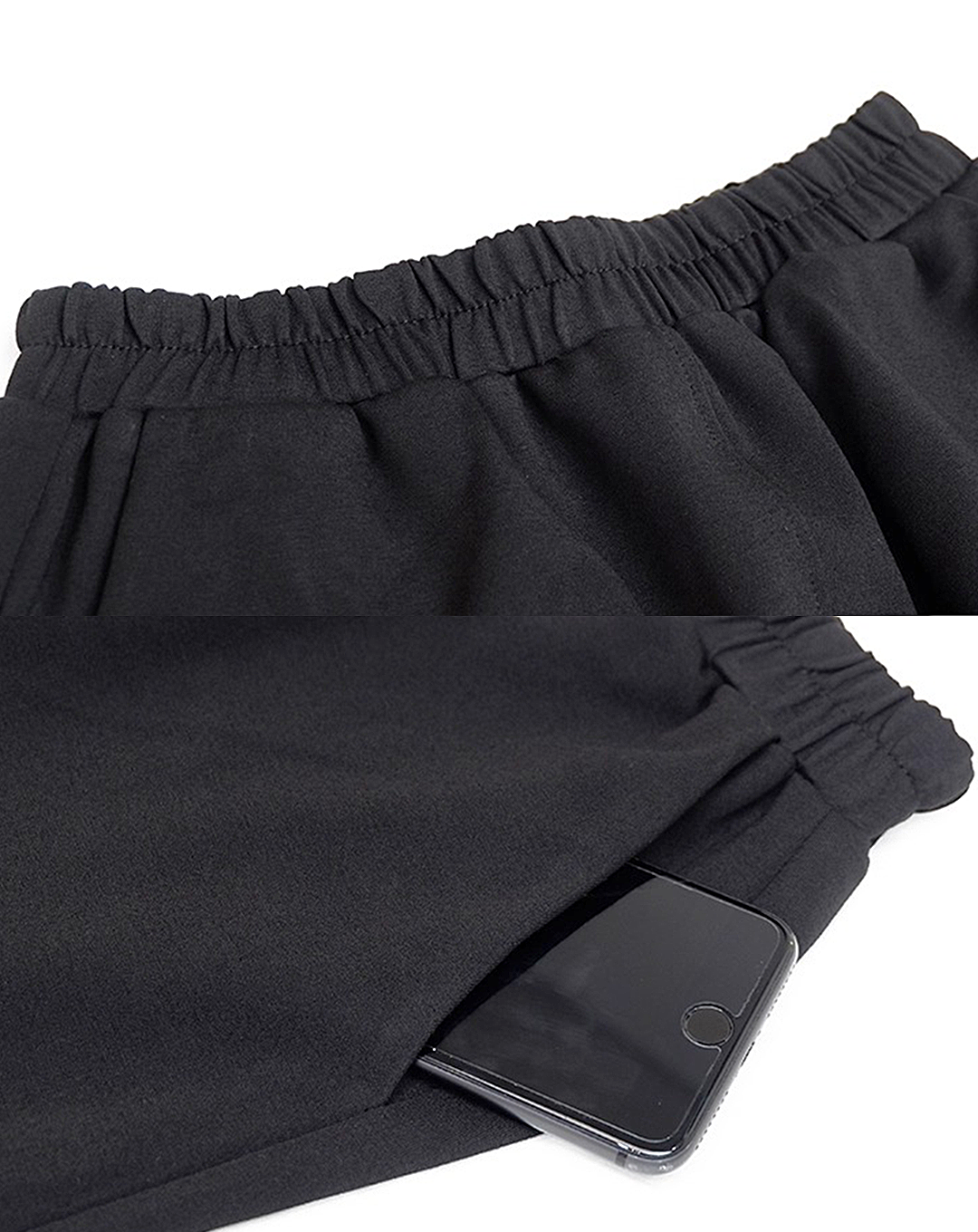 ♀Asymmetry Layered Skirt Pants