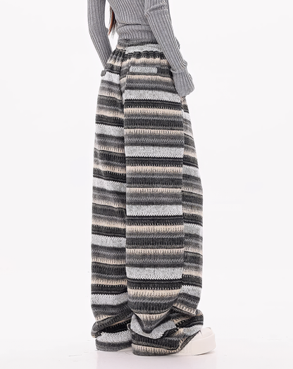♀Multi Stripe Lose Pants