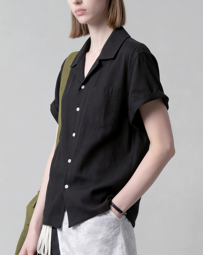 ♂♀Short Sleeve Cotton Shirt