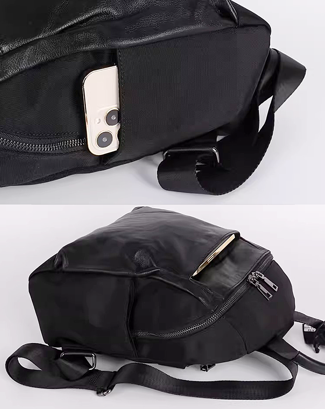 Sleek Black Backpack