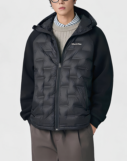♂Quilted Hybrid Puffer Jacket