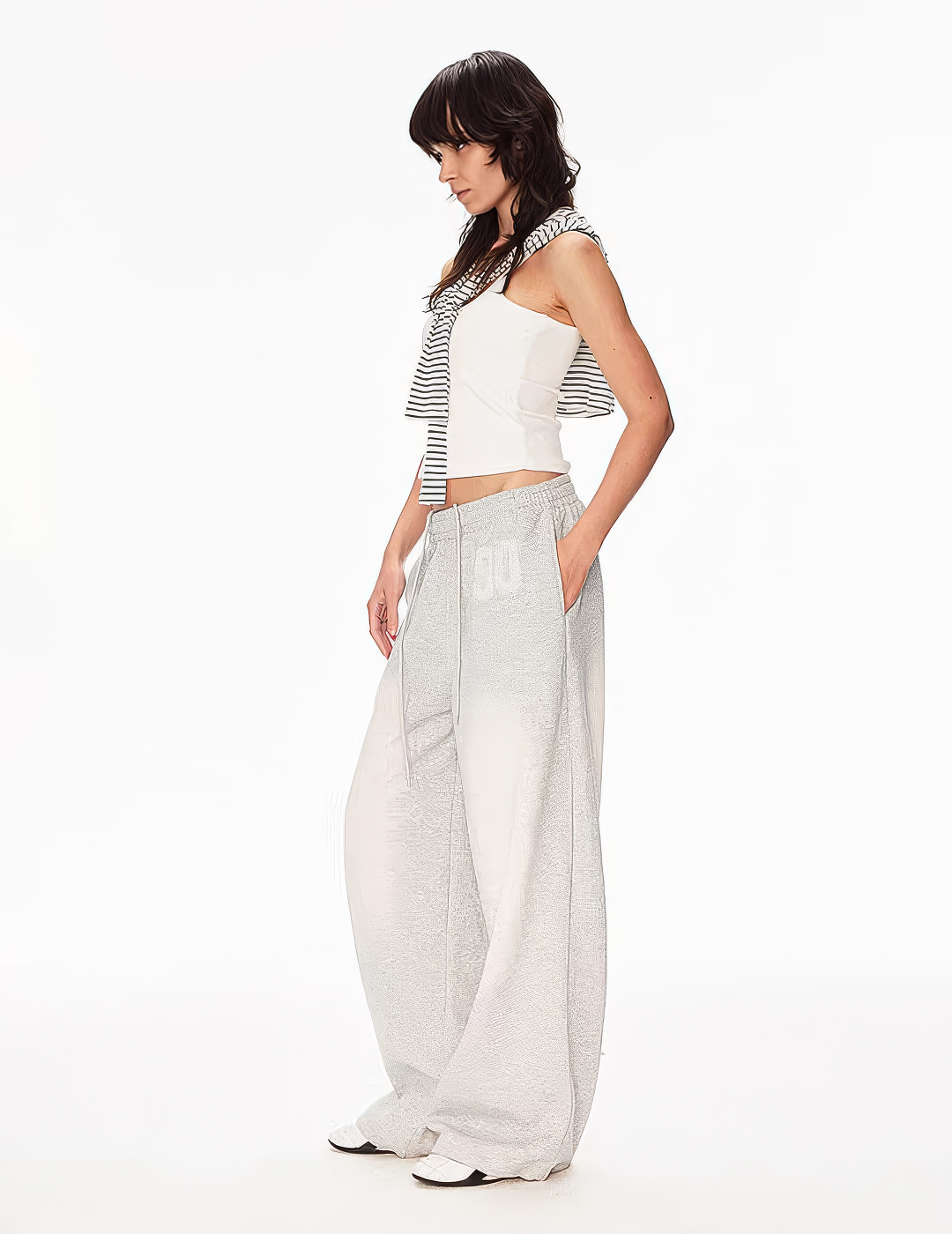 ♀Number Logo Sweat Pants