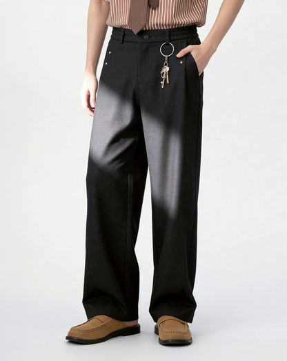 ♂Rivet Detail Straight Pants