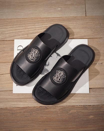 ♂Point Logo Sandals