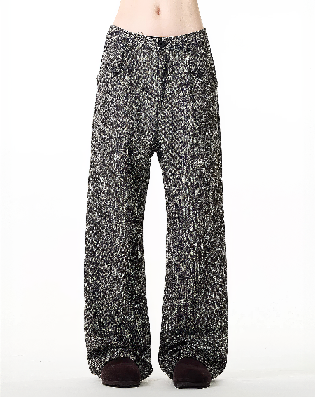♂Vintage Texture Wide Pants