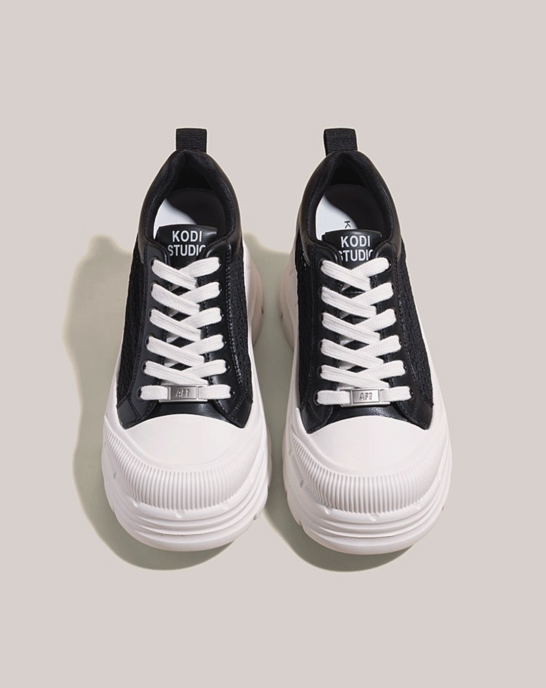 ♀Mesh Platform Sneakers