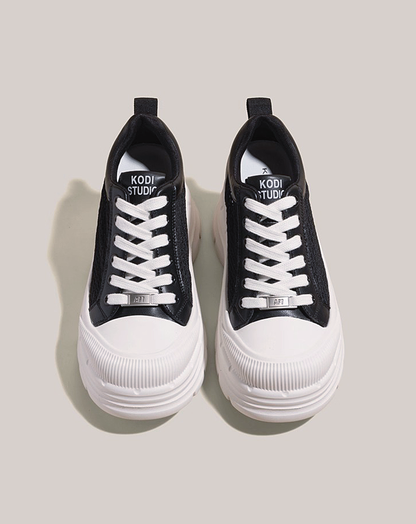 ♀Mesh Platform Sneakers