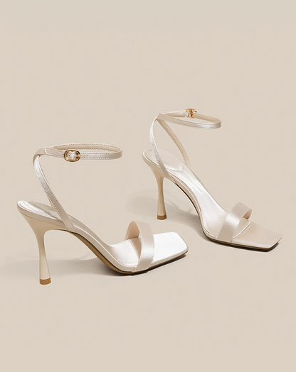 ♀Pristine Square Toe Sandals