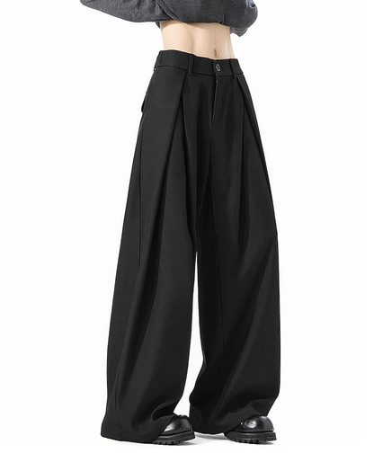 ♂Double Tuck Wide Slacks