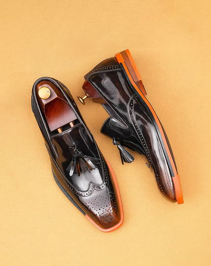 ♂本革／Tassel Wingtip Leather Shoes