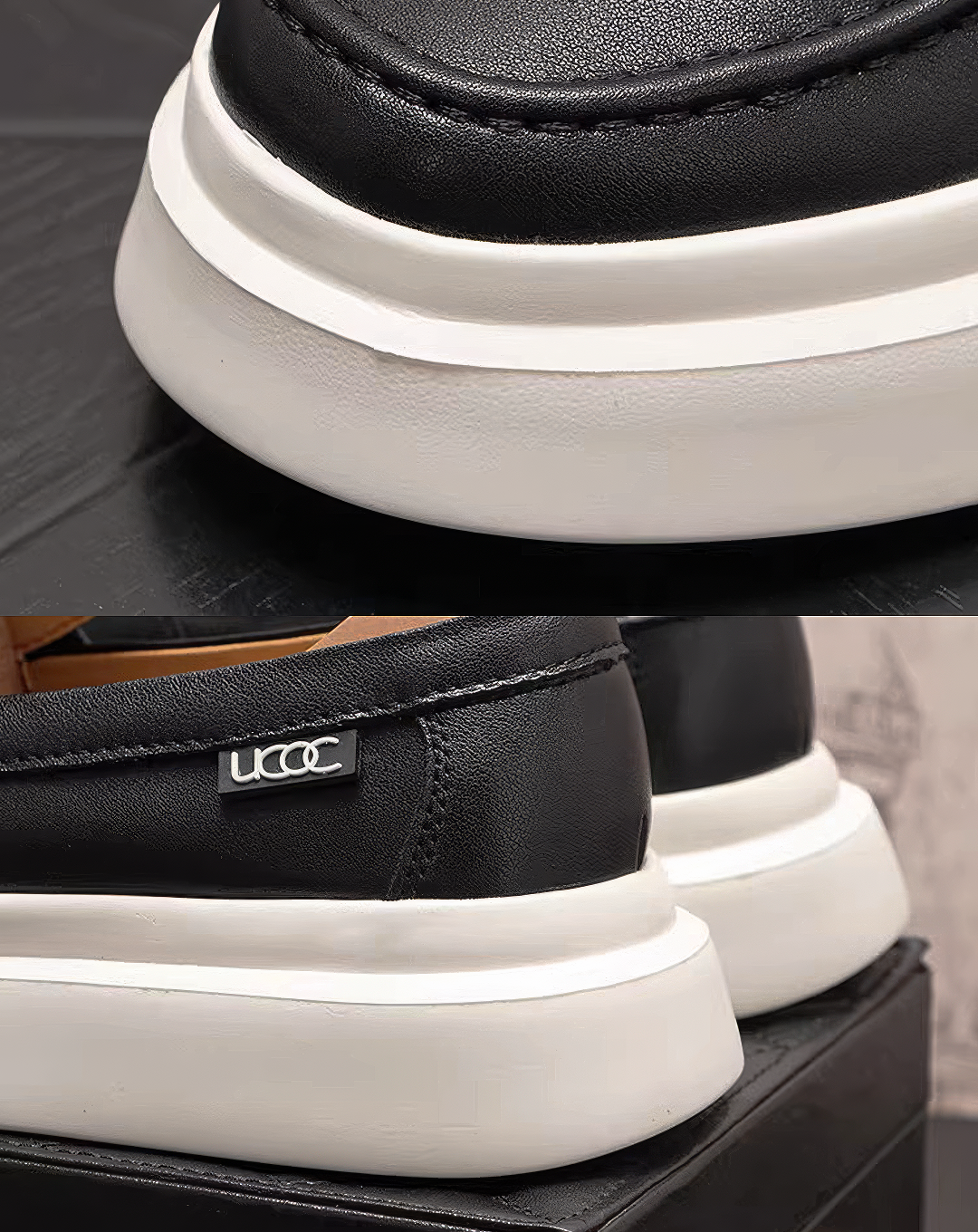 ♂♀Sleek Mono Chrome Loafer