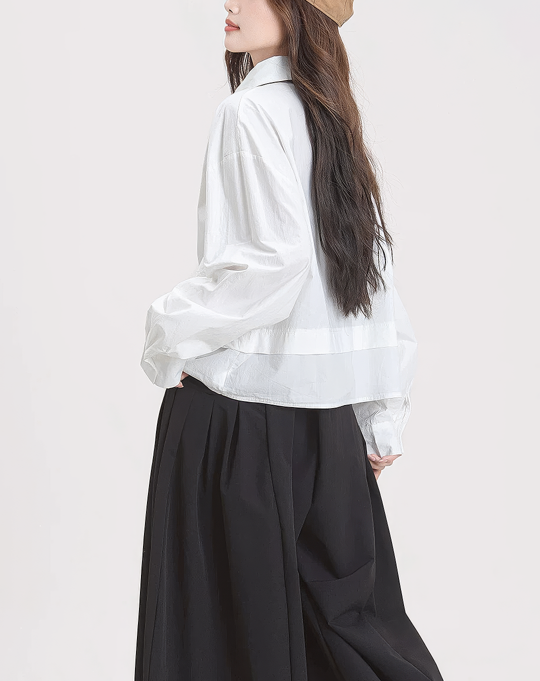 ♀Airy Double Pocket Shirt