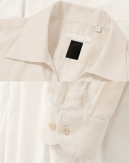 ♂Relaxed Linen Vareuse Shirt
