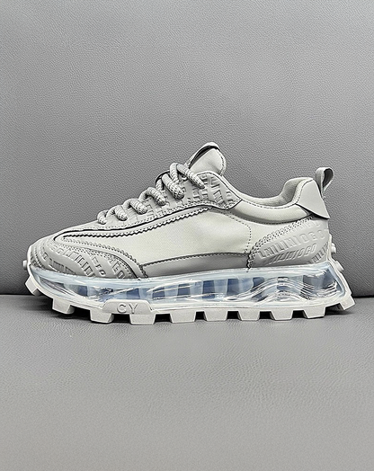 ♀Grid Sole Sneakers