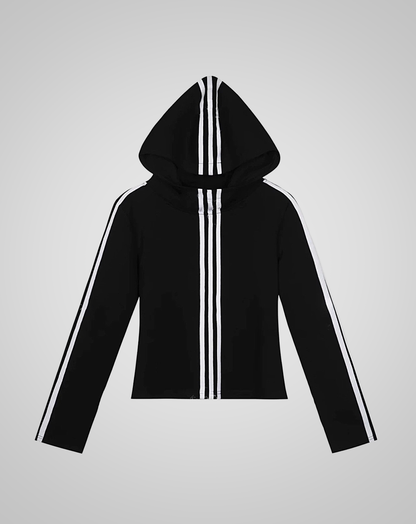 ♀Triple Stripe Hoodie