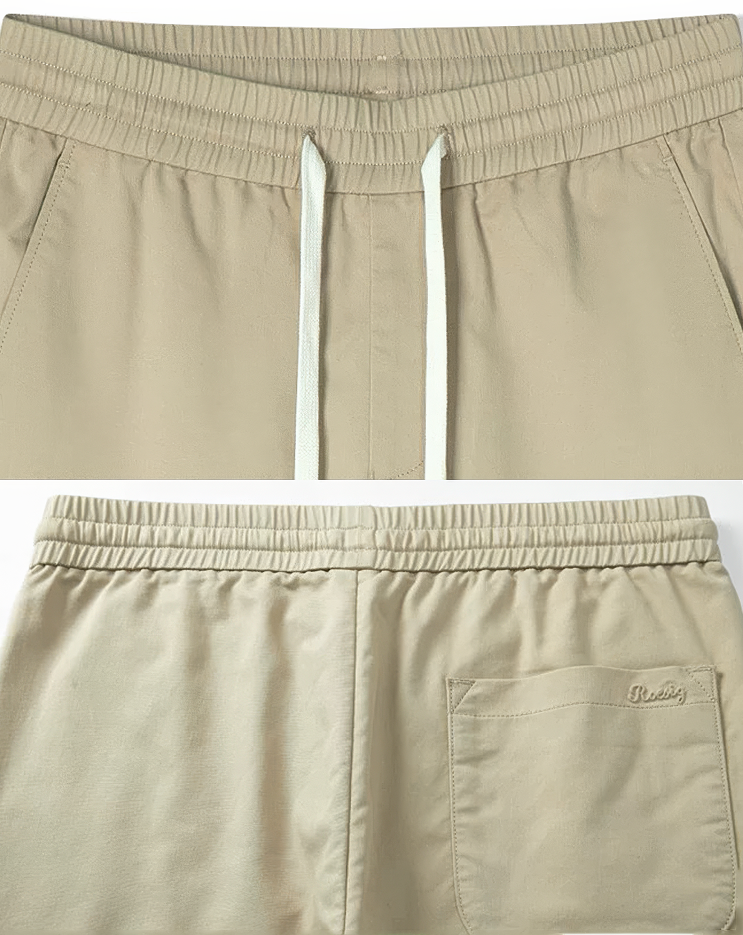 ♂Tapered Drawstring Casual Pants