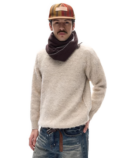 ♂Airy Cloud Crew Sweater