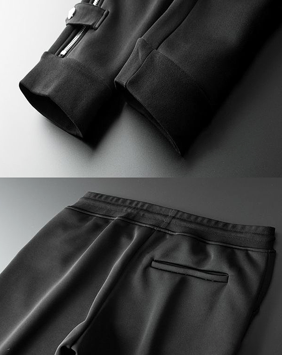 ♂Asymmetry Zip Hoodie & Pants