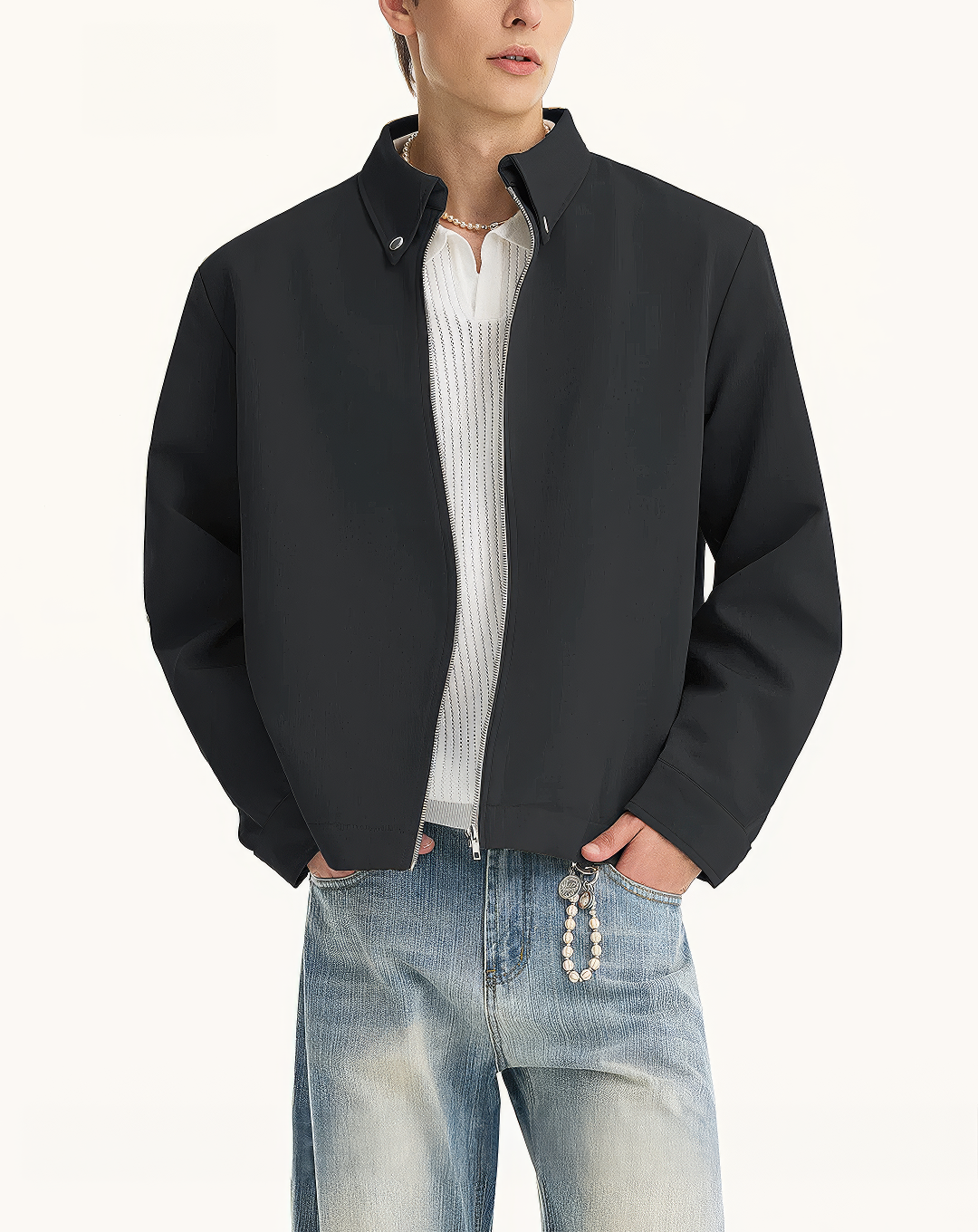 ♂♀Zip Minimal Outerwear