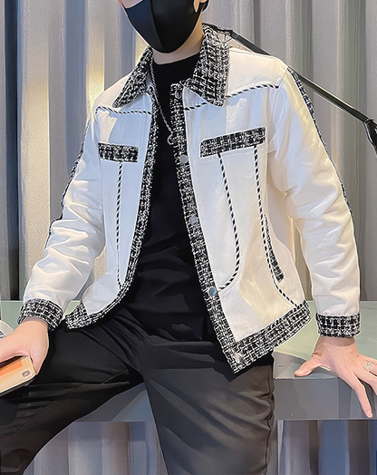 ♂Tweed Trim Jacket