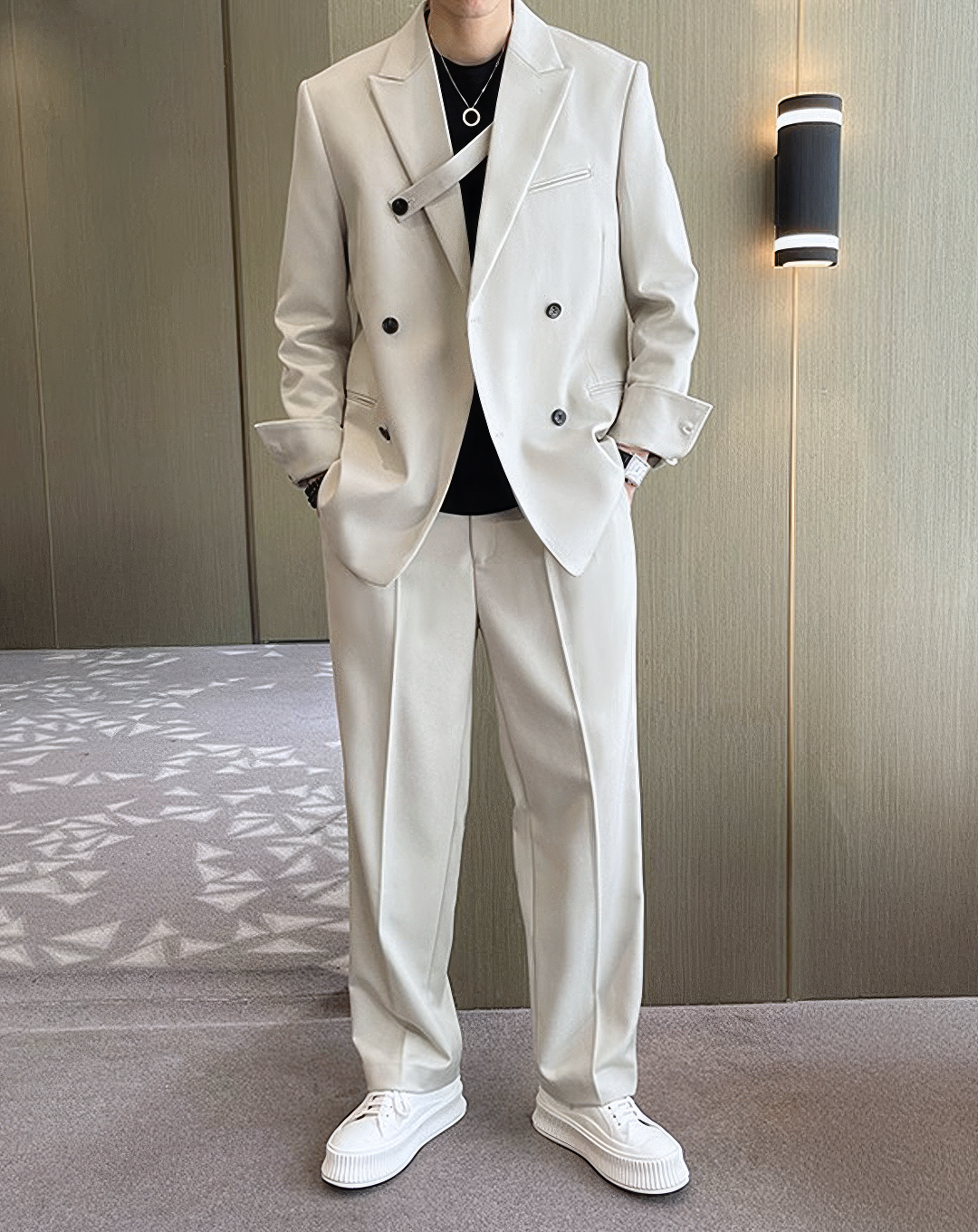 ♂Double Breasted Blazer & Pants