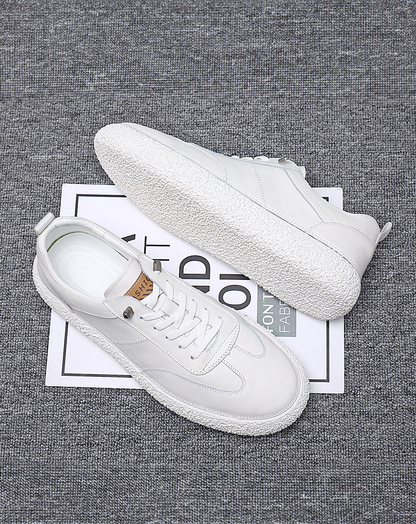 ♂♀White Casual Sneakers