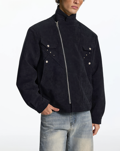 ♂♀Western Studded Zip Jacket