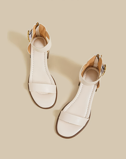 ♀Chunky Heel Strap Sandals
