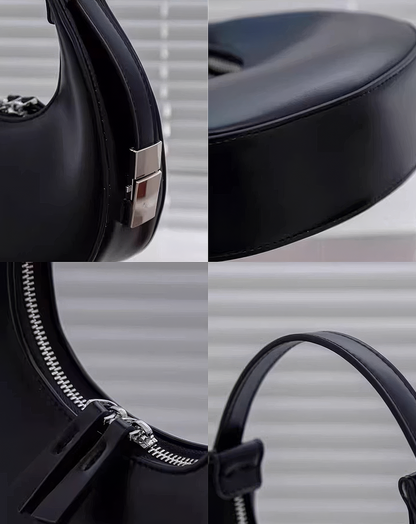 ♀本革／Crescent Leather Bag