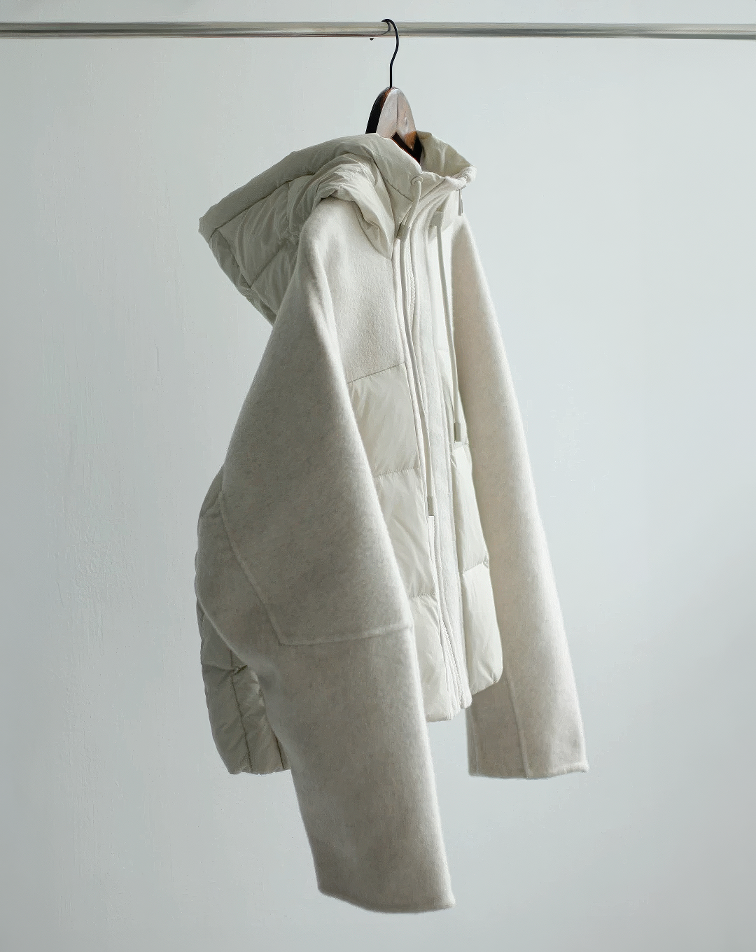 ♀Mixed Media Down Jacket