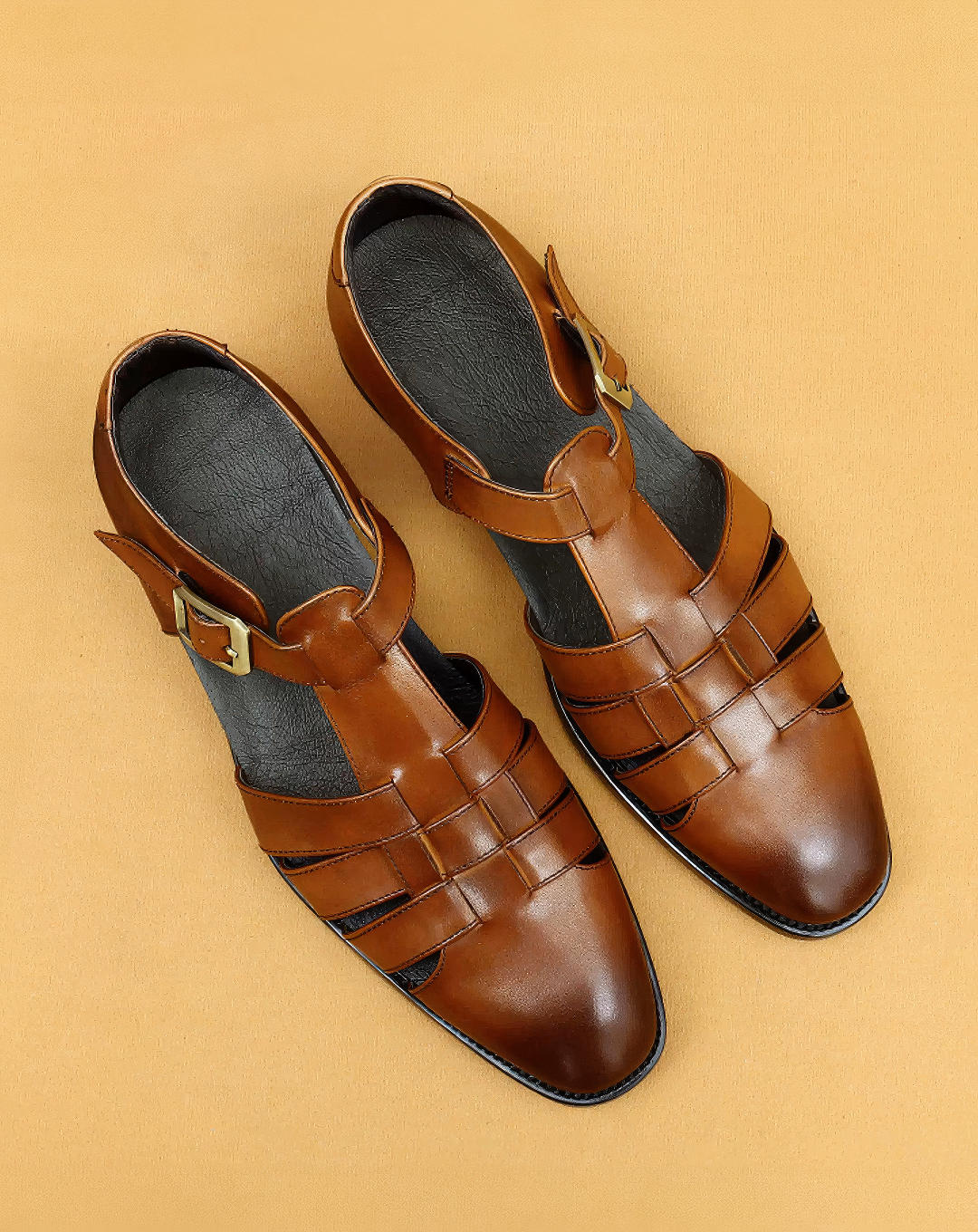♂本革／Noble Leather Gurkha Shoes
