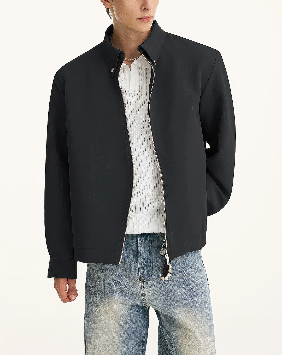 ♂♀Zip Minimal Outerwear