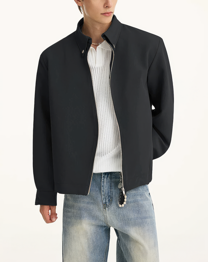 ♂♀Zip Minimal Outerwear