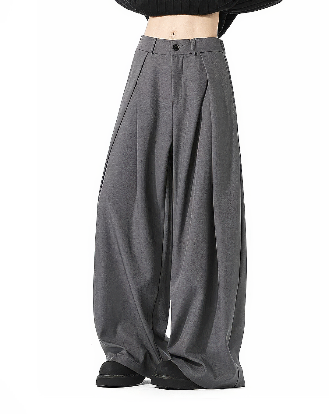 ♂Double Tuck Wide Slacks