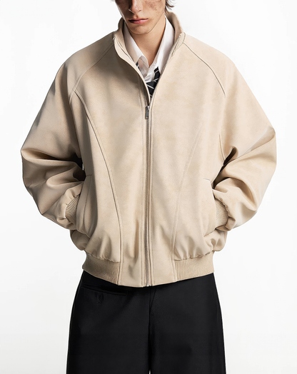 ♂♀Faux Suede Jacket